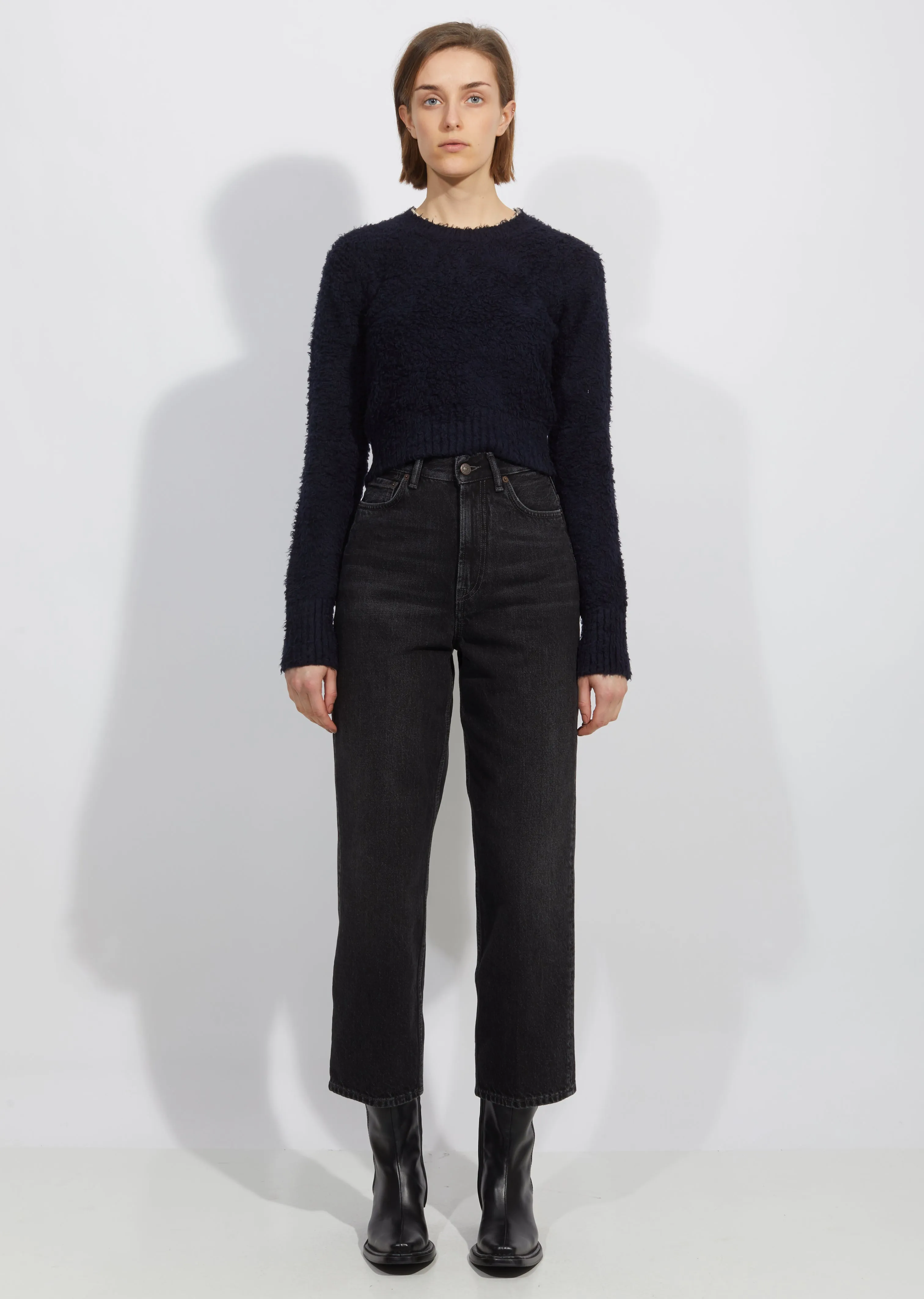 1993 Vintage Black 5-Pocket Jeans — 32" Inseam