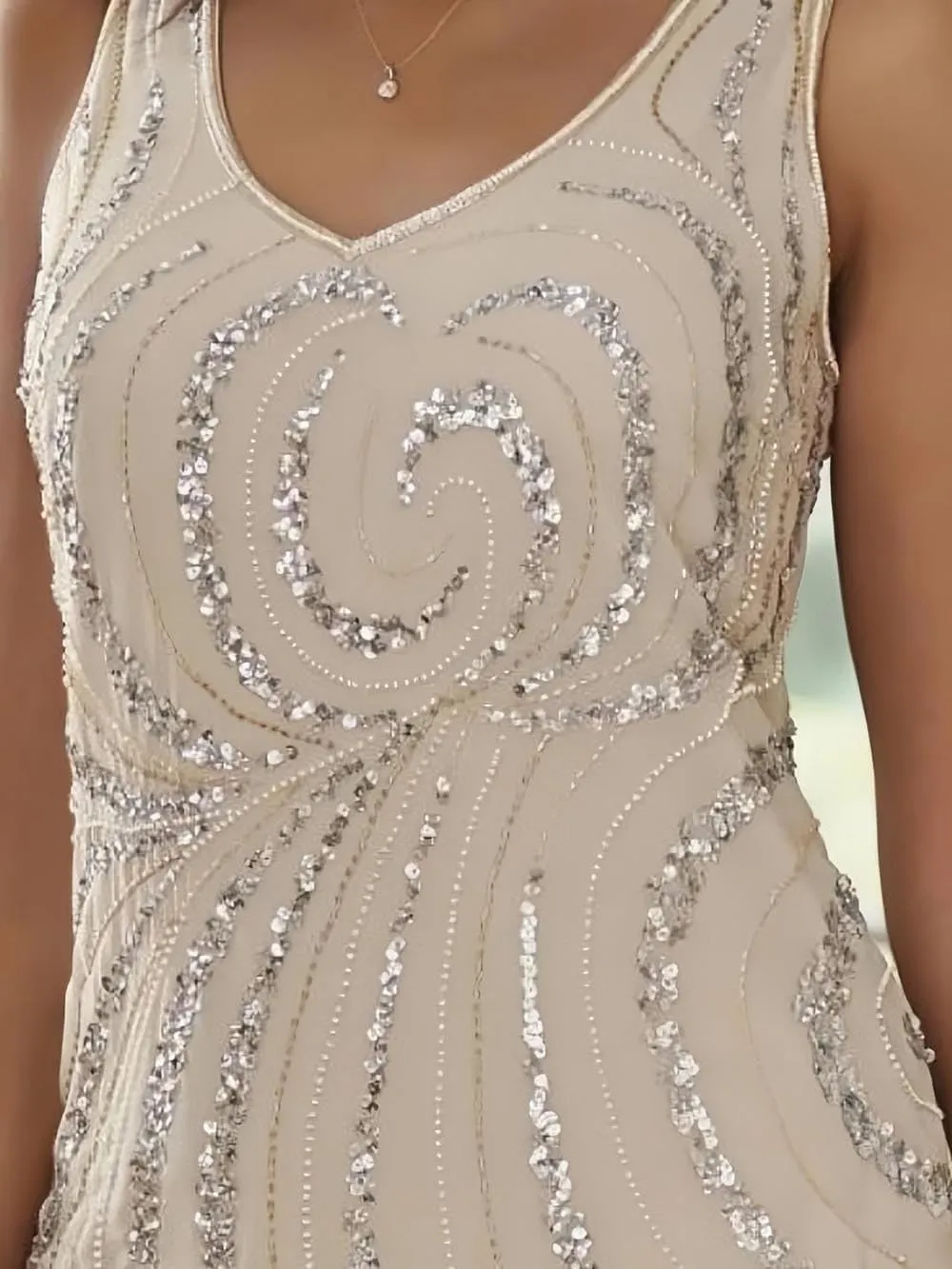 2 Pieces Mother of The Bride Dresses with Jacket Chiffon Wedding Party Dress for Women Sequin Formal Gown