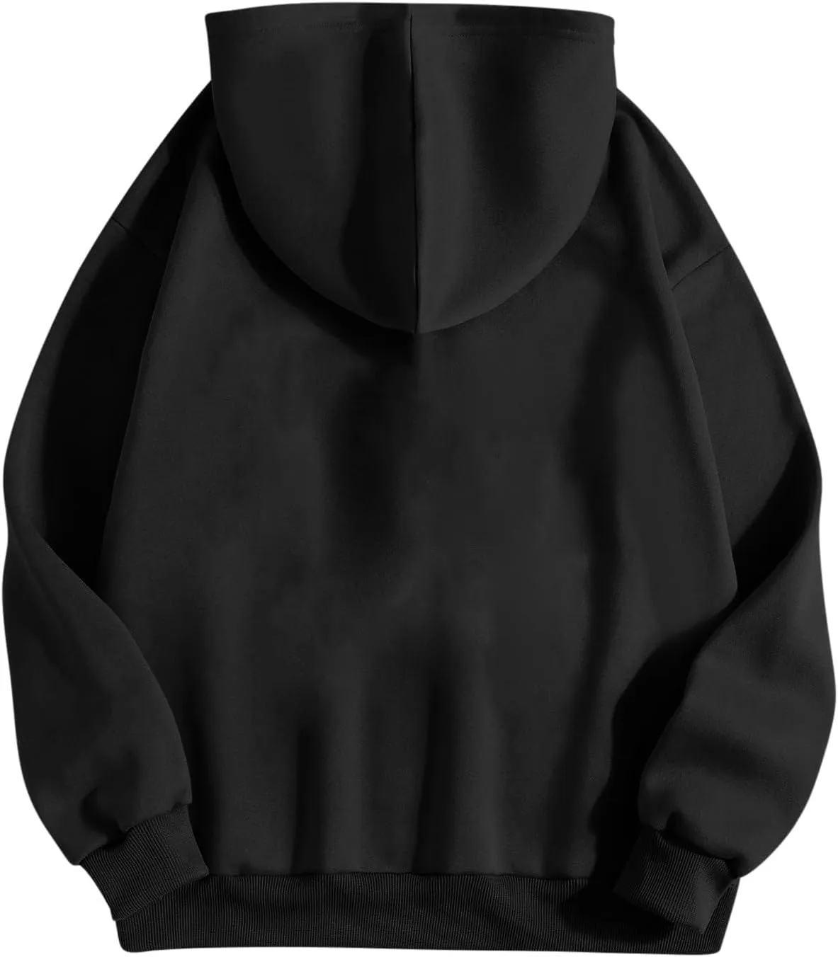 2024 Oversized Sweatshirt Hoodies for Women Trendy Loose Fit Solid Color Crop Pullover Sweatshirts with Pockets