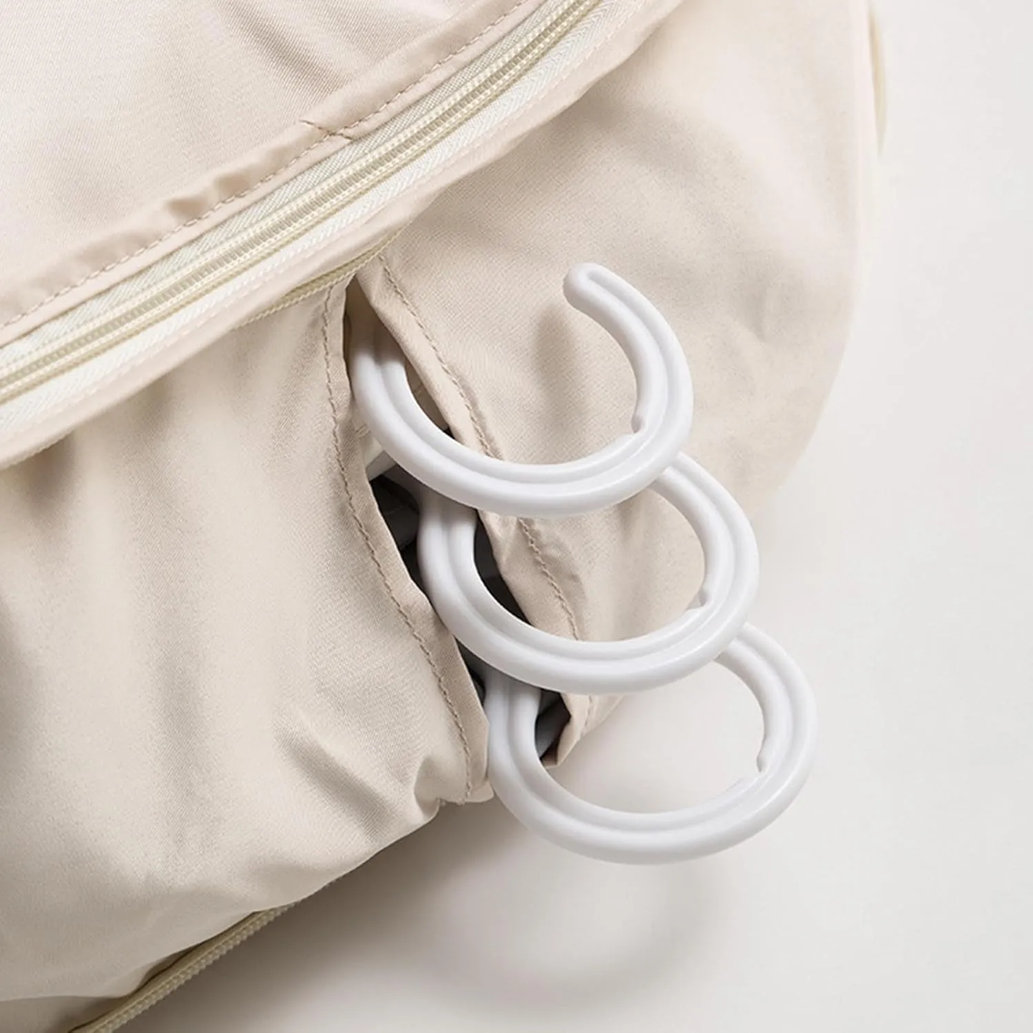 2025 Space Saving Hanging Garment Bag  Self Compression Zipper, 3 Sizes, Waterproof Closet Organizer for Coats, Jackets, Suits Dustproof & Wrinkle-Free Storage (Oatmeal, Small)