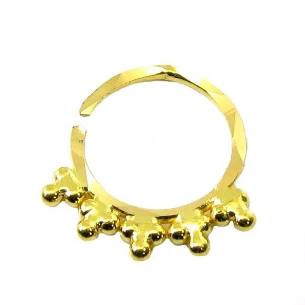22k Real Gold Nose Ring (Nath)