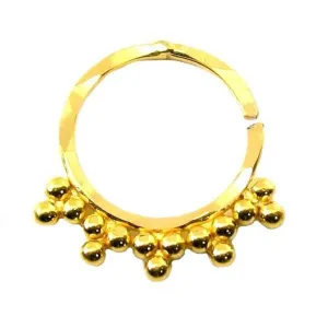 22k Real Gold Nose Ring (Nath)
