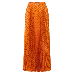 3D Monogram Pleated Skirt