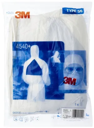 3M 4540 XL Disposable Protective Coverall, X-Large