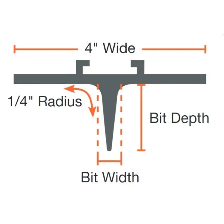 48" Straight Arrow Concrete Groover 1-1/2 Depth