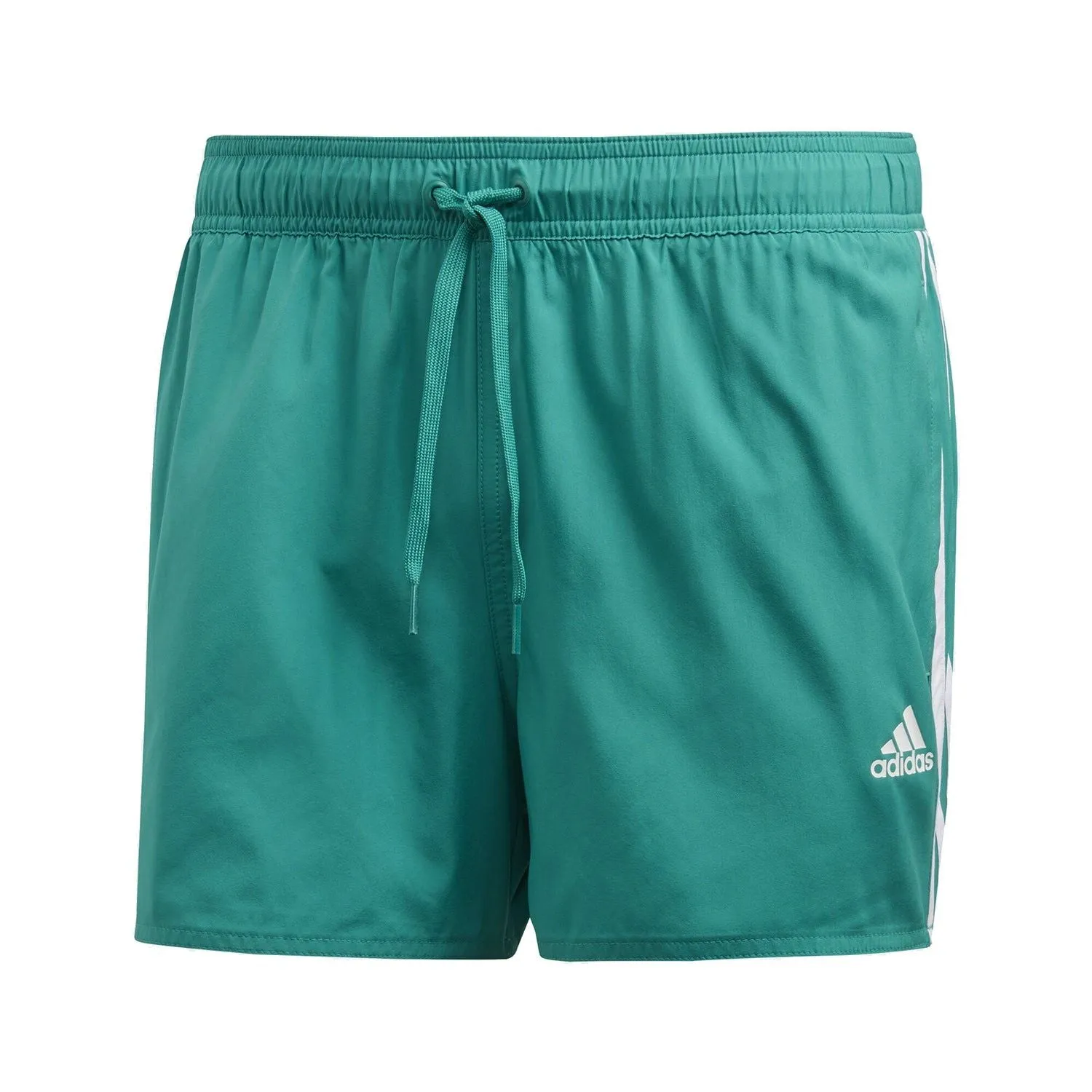 adidas 3-Stripes CLX Swim Shorts - Green