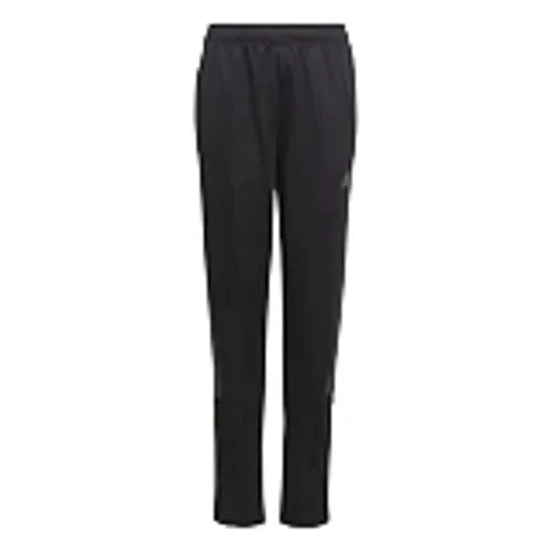 adidas Kids' Tiro Track Pants, Black/Dark Grey Heather, XX-Small