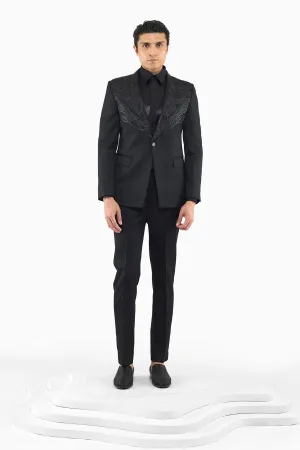 ALIEN LACED YOKE BLACK TUXEDO