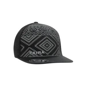 Ariat M&F Flex Fit 110 Black Aztec Mesh Cap