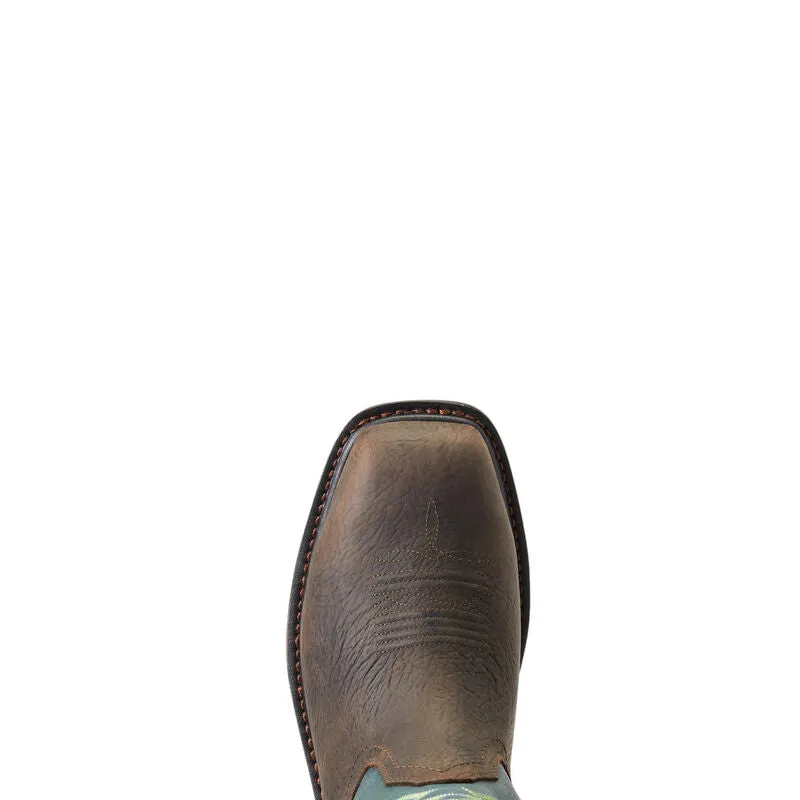 Ariat Men's WorkHog XT BOA WP Carbon Toe Work Boot - Bruin Brown/Dark Forest 10038924