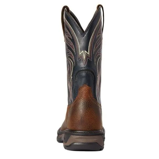 Ariat Men's WorkHog XT Cottonwood Soft Toe Work Boots - U-Turn Entry, ATS Max, Energy Max Insole, 90° Heel