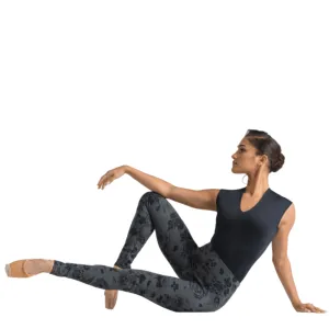 Ballet Rosa Sierra Ankle Length Elastic Waistband Leggings - Closeout