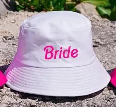barbie babe   bride bucket hat