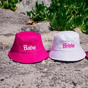 barbie babe   bride bucket hat