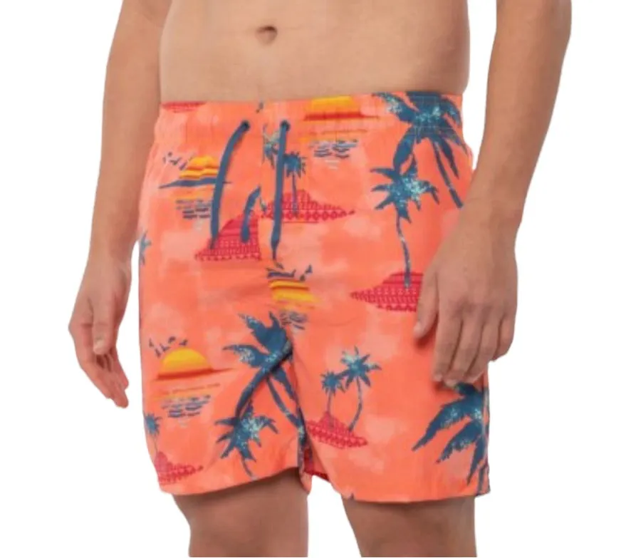 Beach Sunset Swim Trunks for Men
