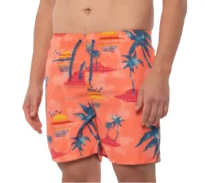 Beach Sunset Swim Trunks for Men