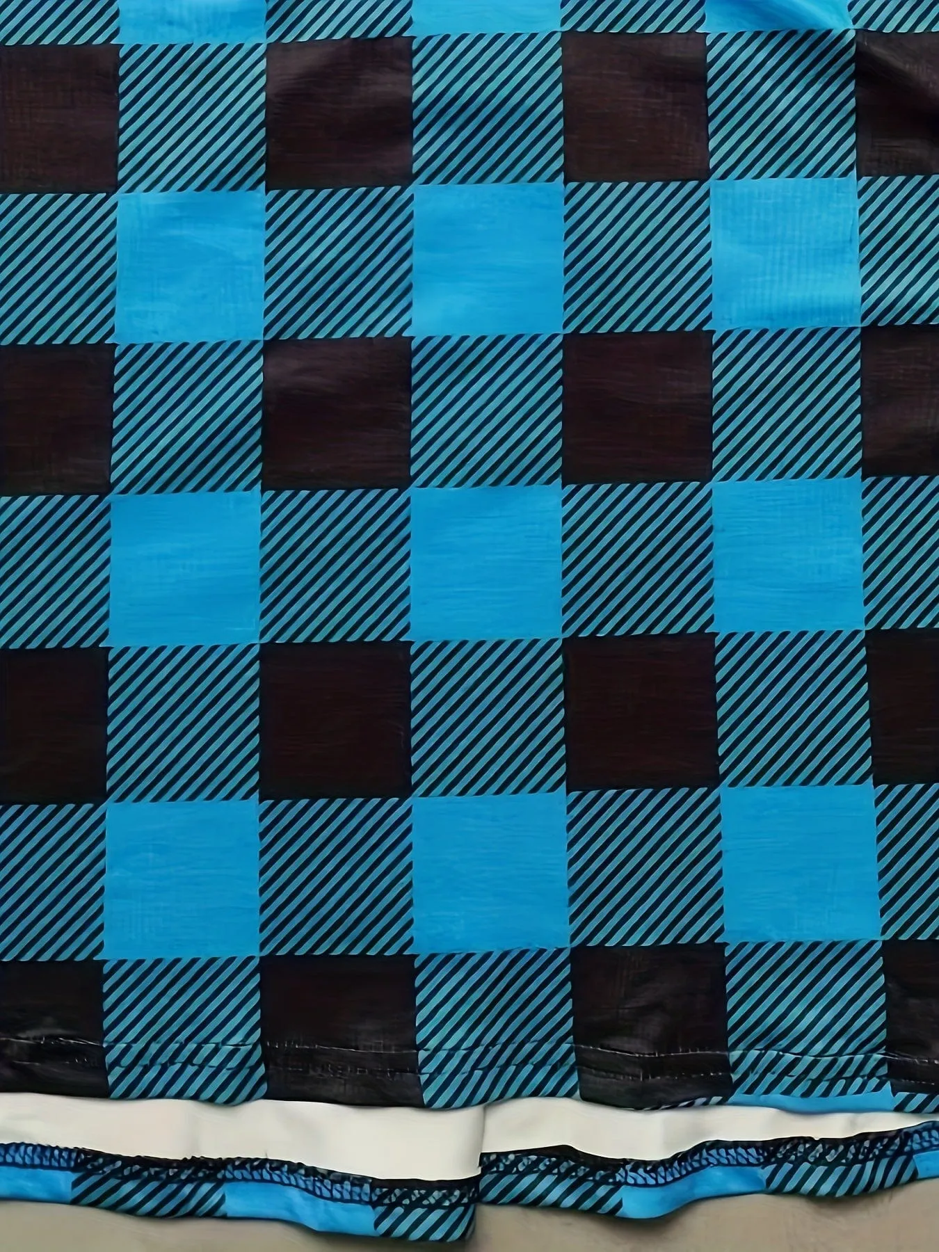 Black and Gray Plaid Shirt