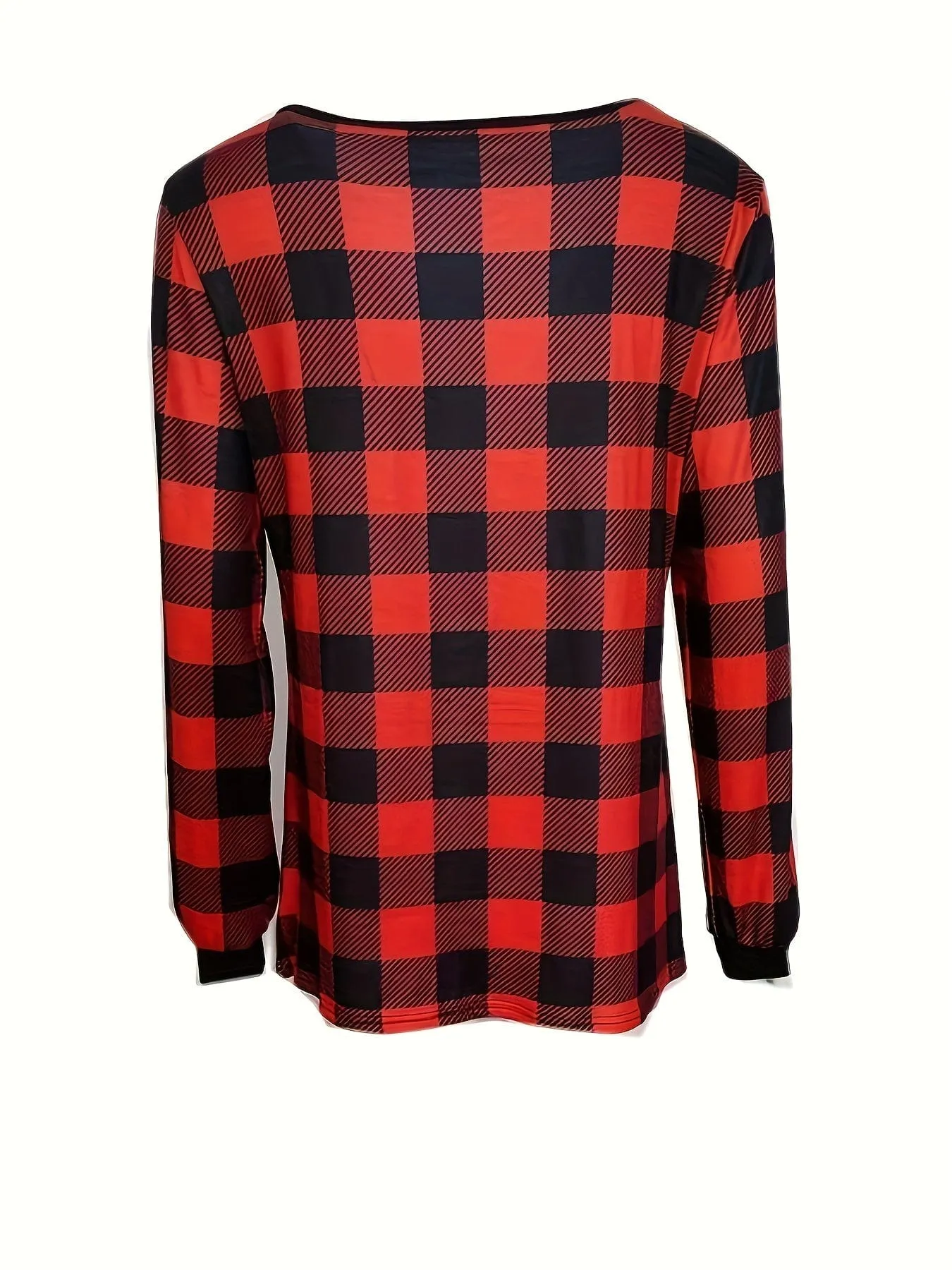 Black and Gray Plaid Shirt