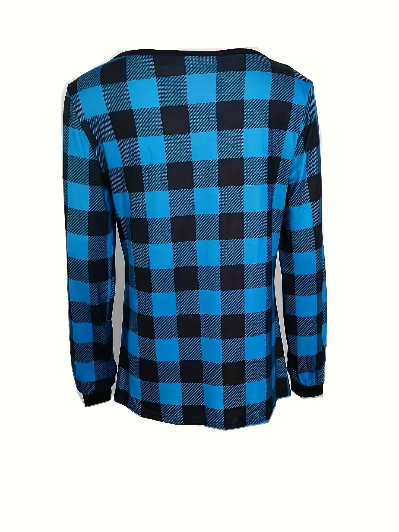 Black and Gray Plaid Shirt