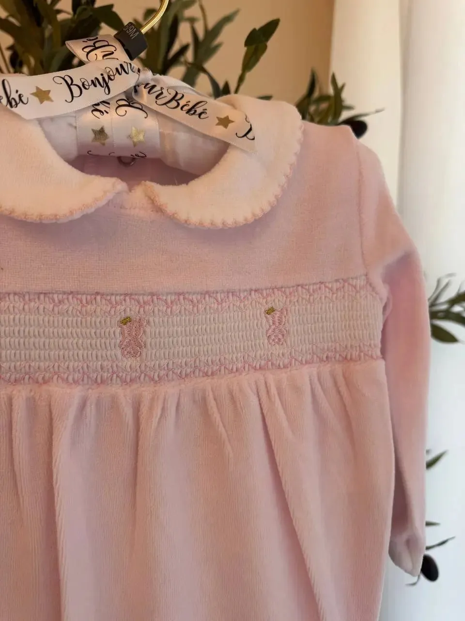 Bonjour Bebe Fleece Overall Baby Girl