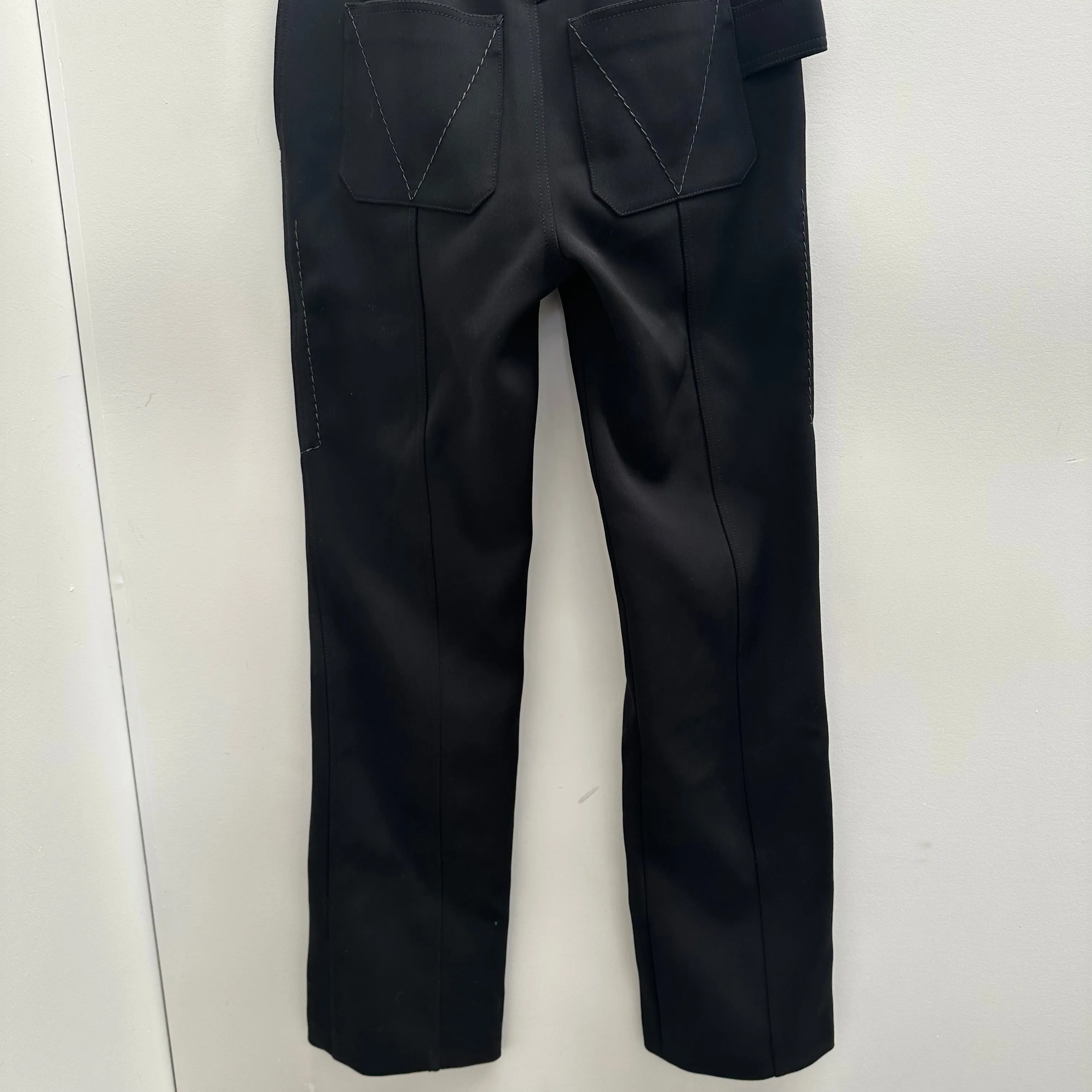 Bottega Veneta Bonded Stretch Cavalry Slim Trousers (Size 38 Womens)