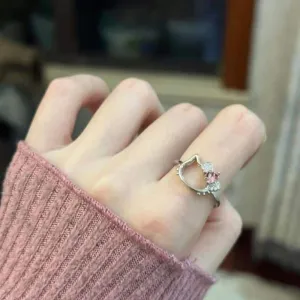 Bow Kitty Opening Rings KI414