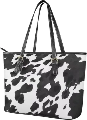 Briefcase for Women PU Leather Laptop Bag, Boho Tribal Shoulder Work Tote Purse Zipper Shoulder Bag Handbag