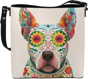 Bucket Bags Purses for Women with Adjustable Strap, Black Cat Print PU Leather Tote Handbags Top Handle Satchel