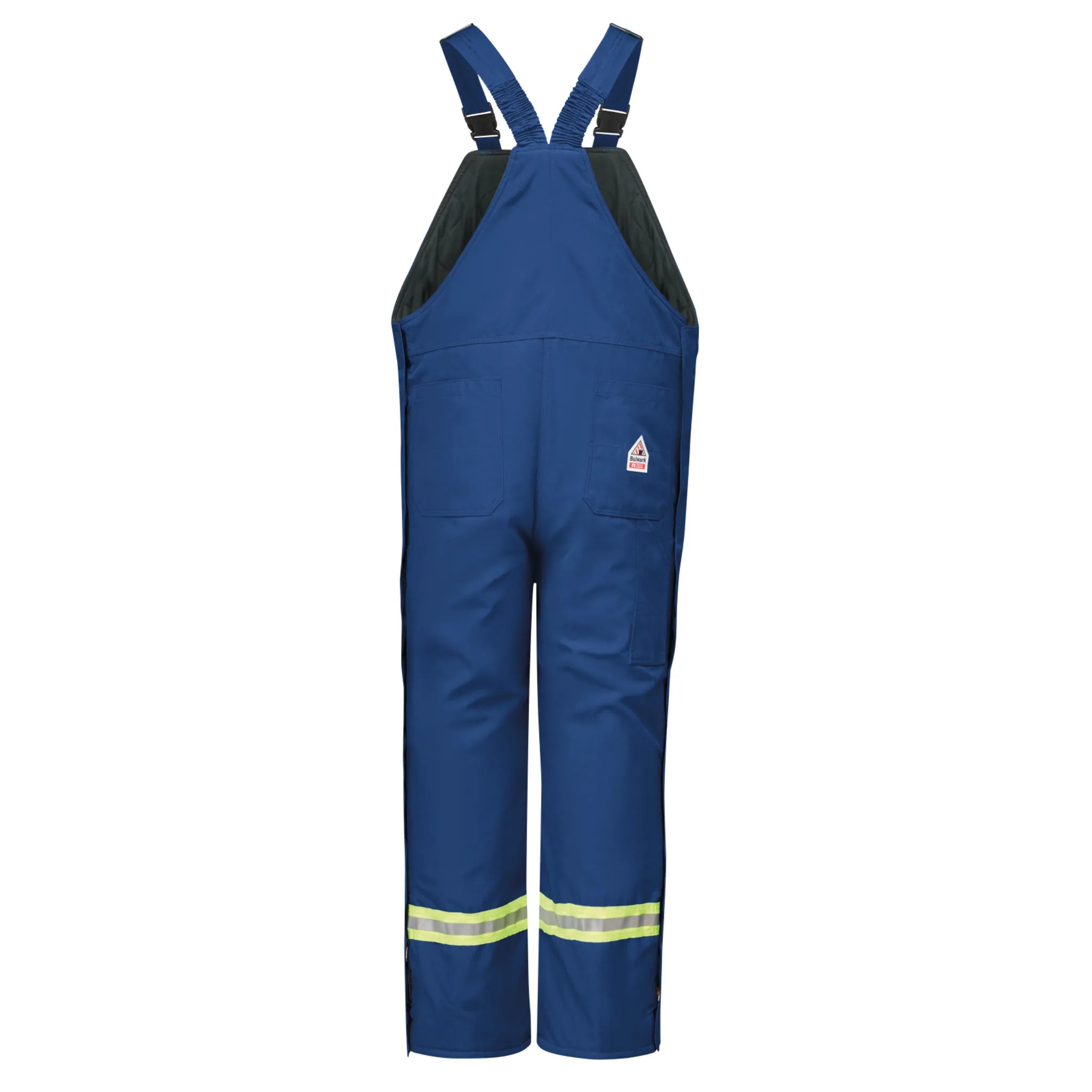 Bulwark FR Men's BNNT Lightweight Nomex Water Repellent Insulated Bib Overall - CAT 4, FR Protection, Reflective, Durable, Warm | Sizes: S-3XL