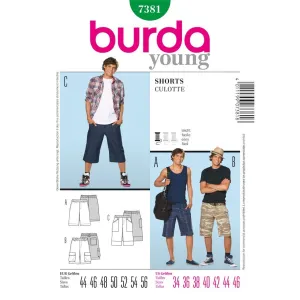 Burda B7381 Burda Style, Shorts