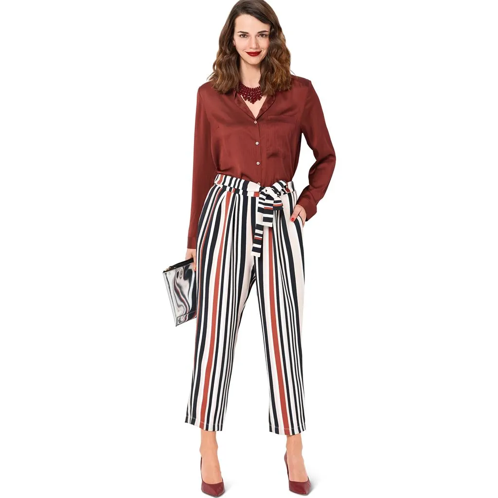 Burda Style Pattern 6110 Misses' Trousers and Pants B6110