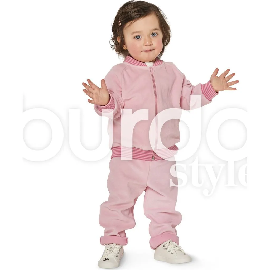 Burda Style Pattern B9349 Baby's Jogging Suit