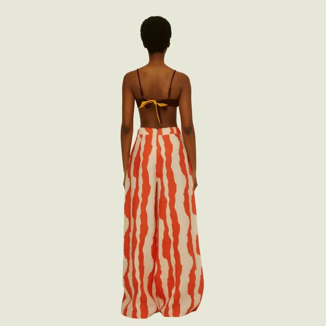 Calima Mojave Linen Trousers (Orange)