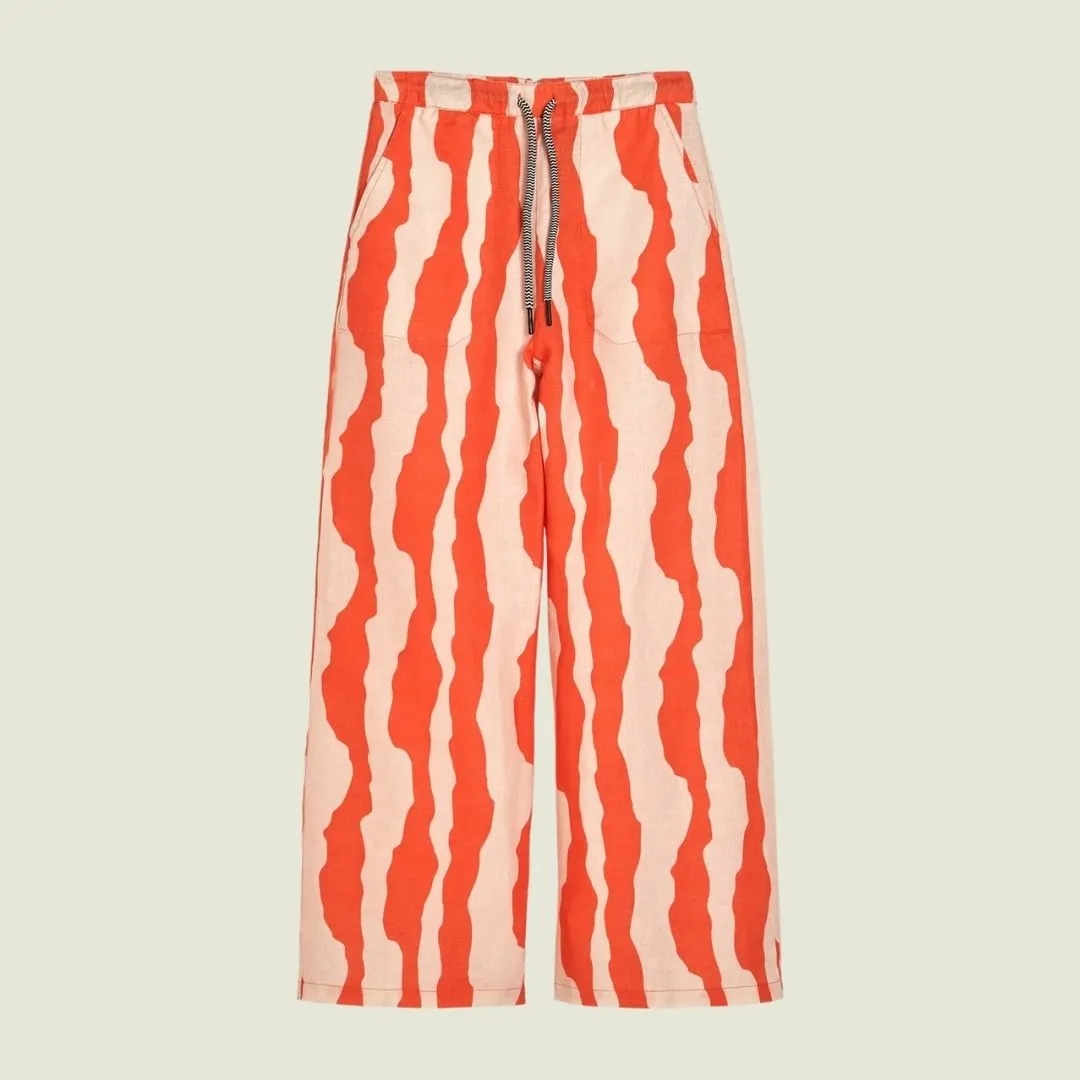 Calima Mojave Linen Trousers (Orange)