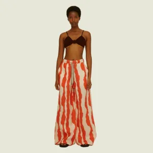 Calima Mojave Linen Trousers (Orange)