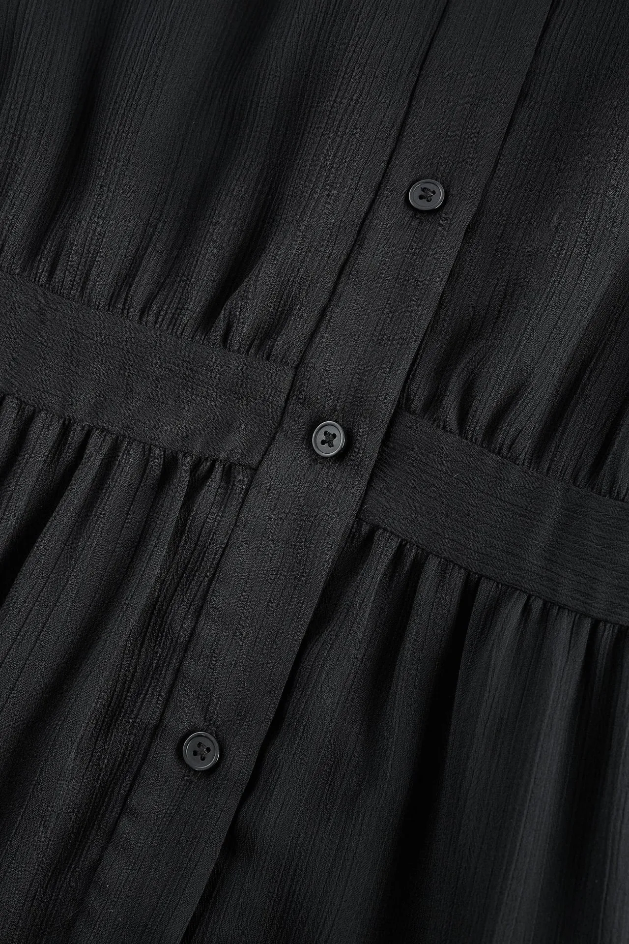 Chiffon Maxi Shirt Dress