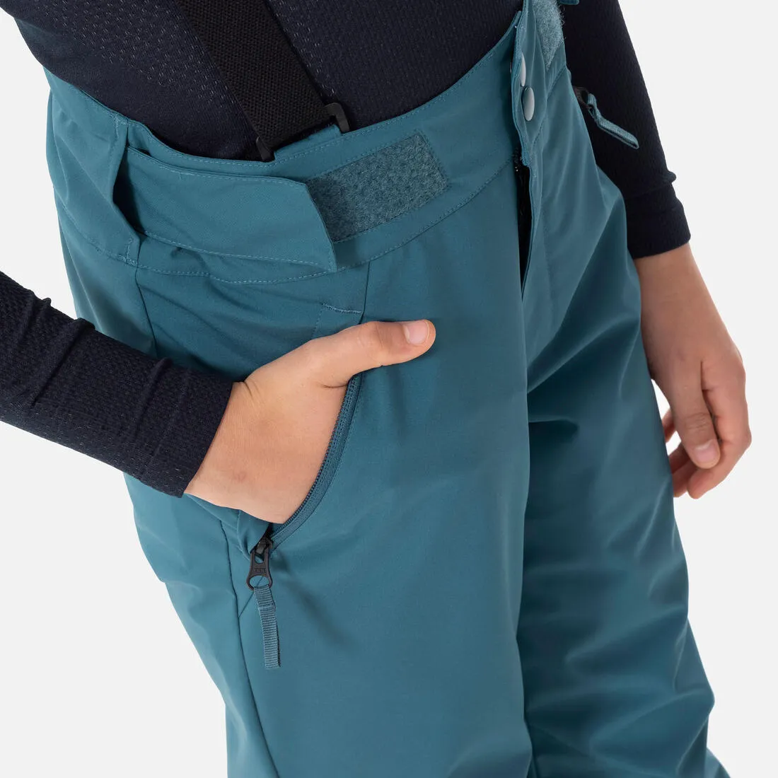 CHILDREN'S WARM AND WATERPROOF SKI TROUSERS  -500 PNF