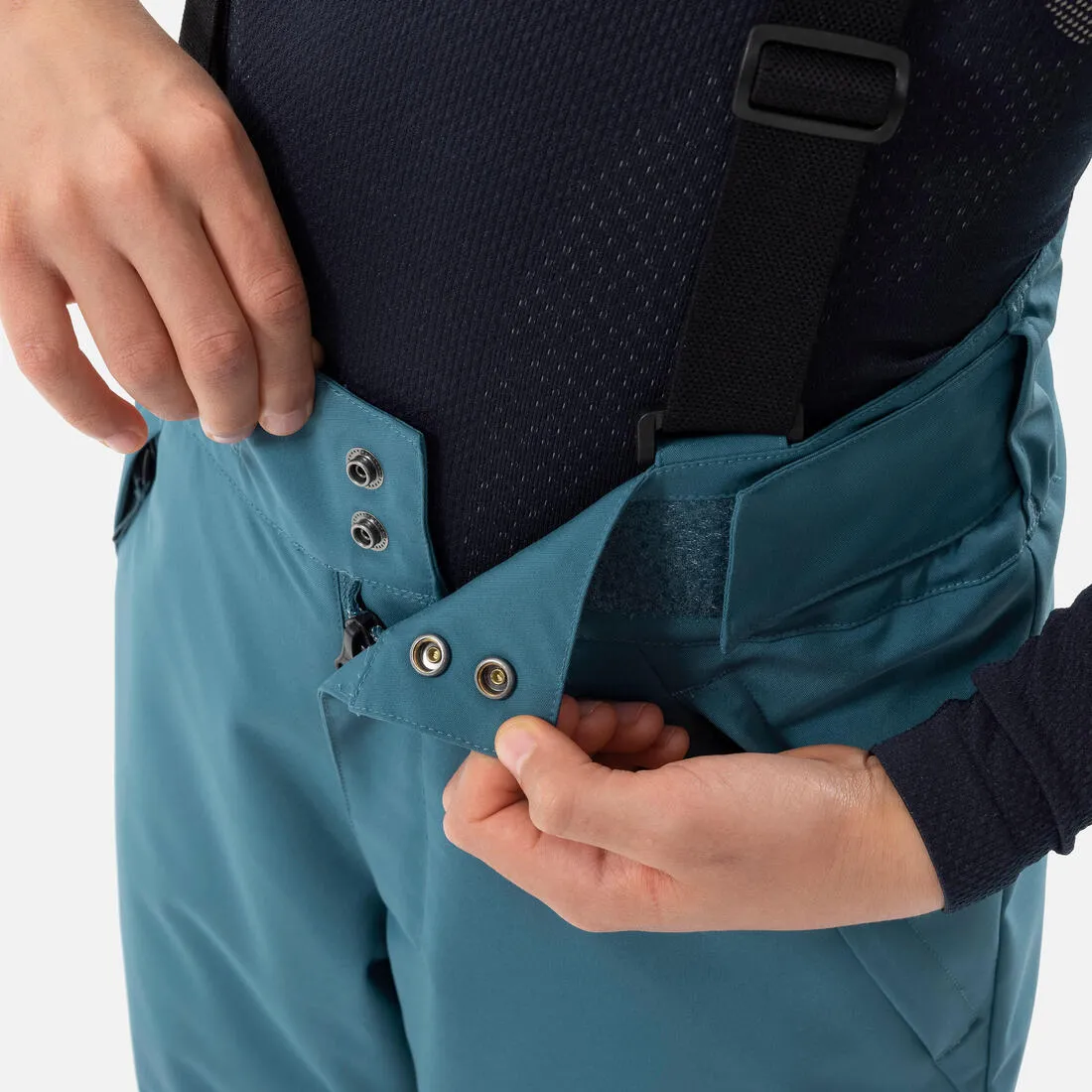 CHILDREN'S WARM AND WATERPROOF SKI TROUSERS  -500 PNF