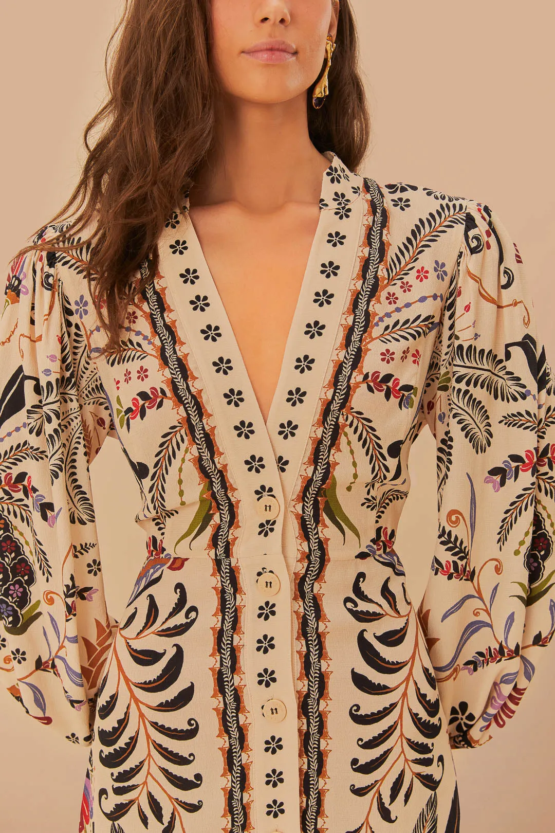 Classic Nature Sand Maxi Dress