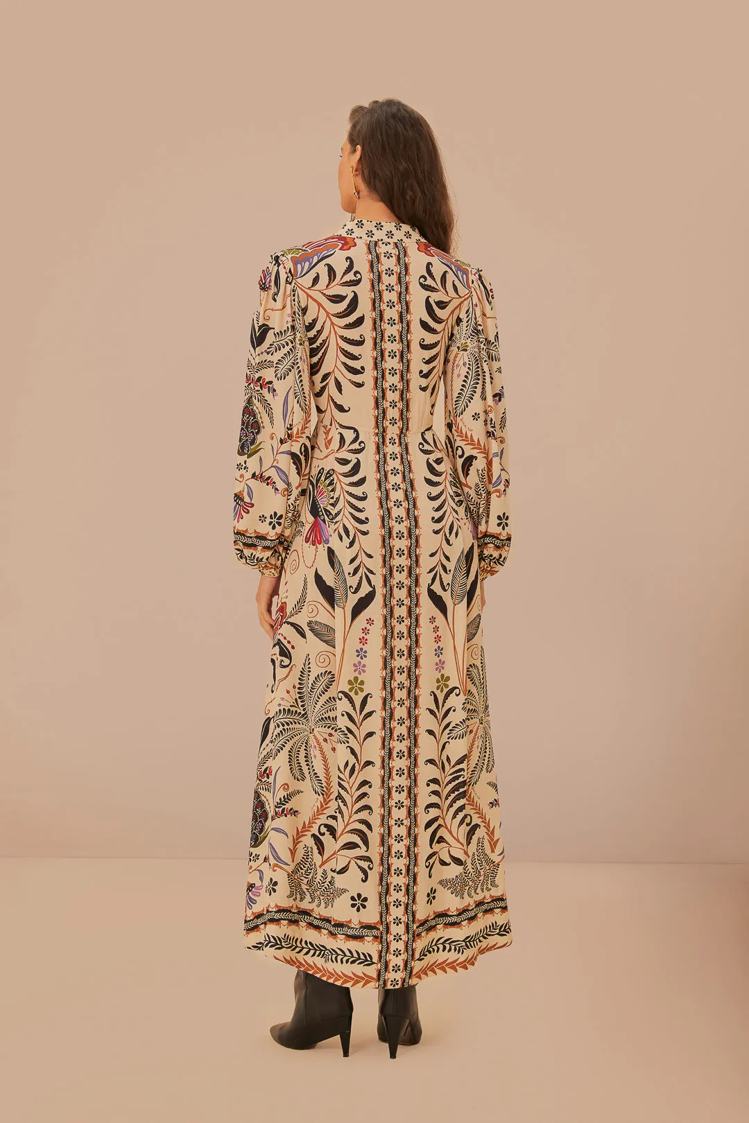 Classic Nature Sand Maxi Dress