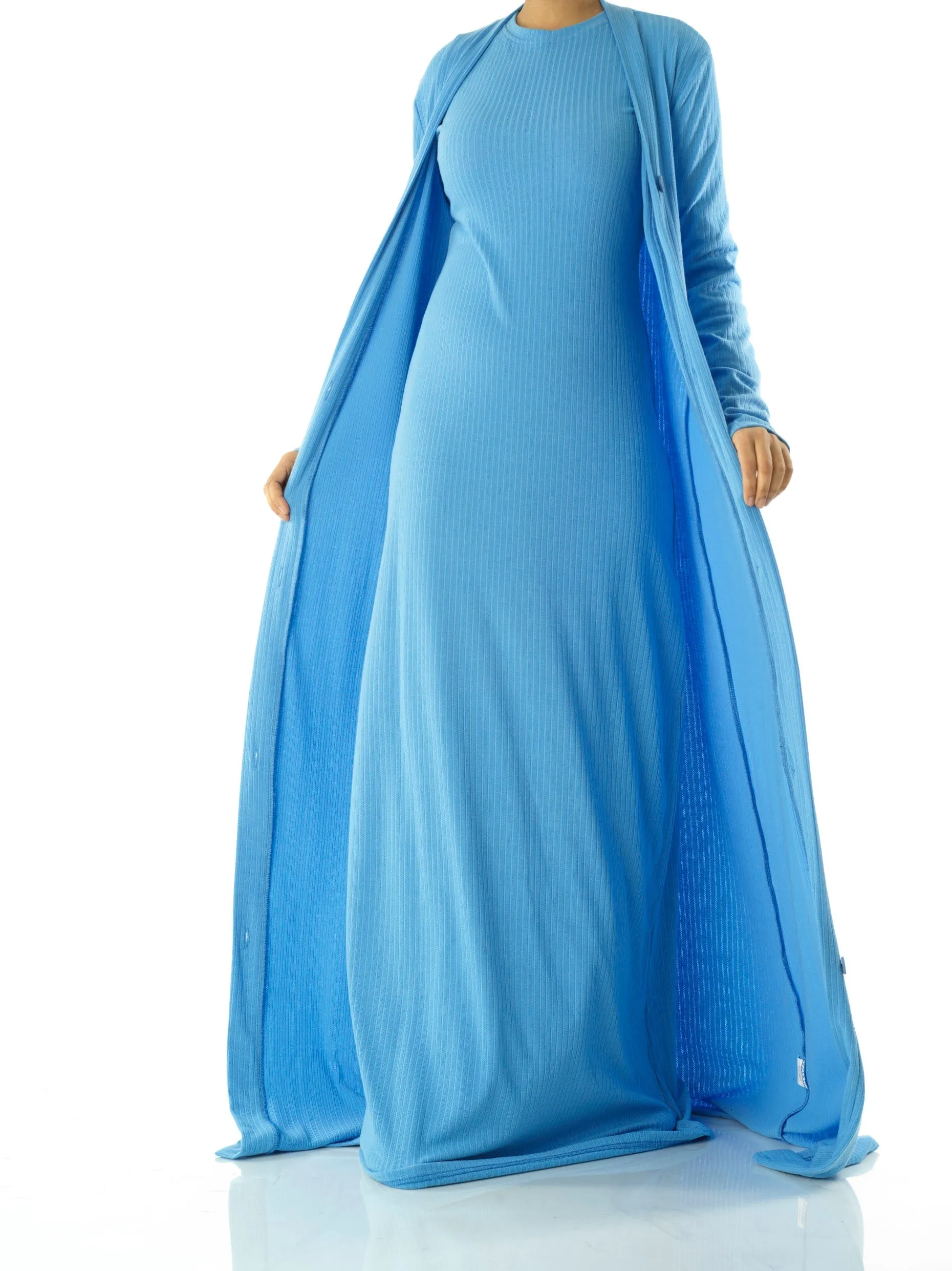 Classy and graceful matching set modest dress