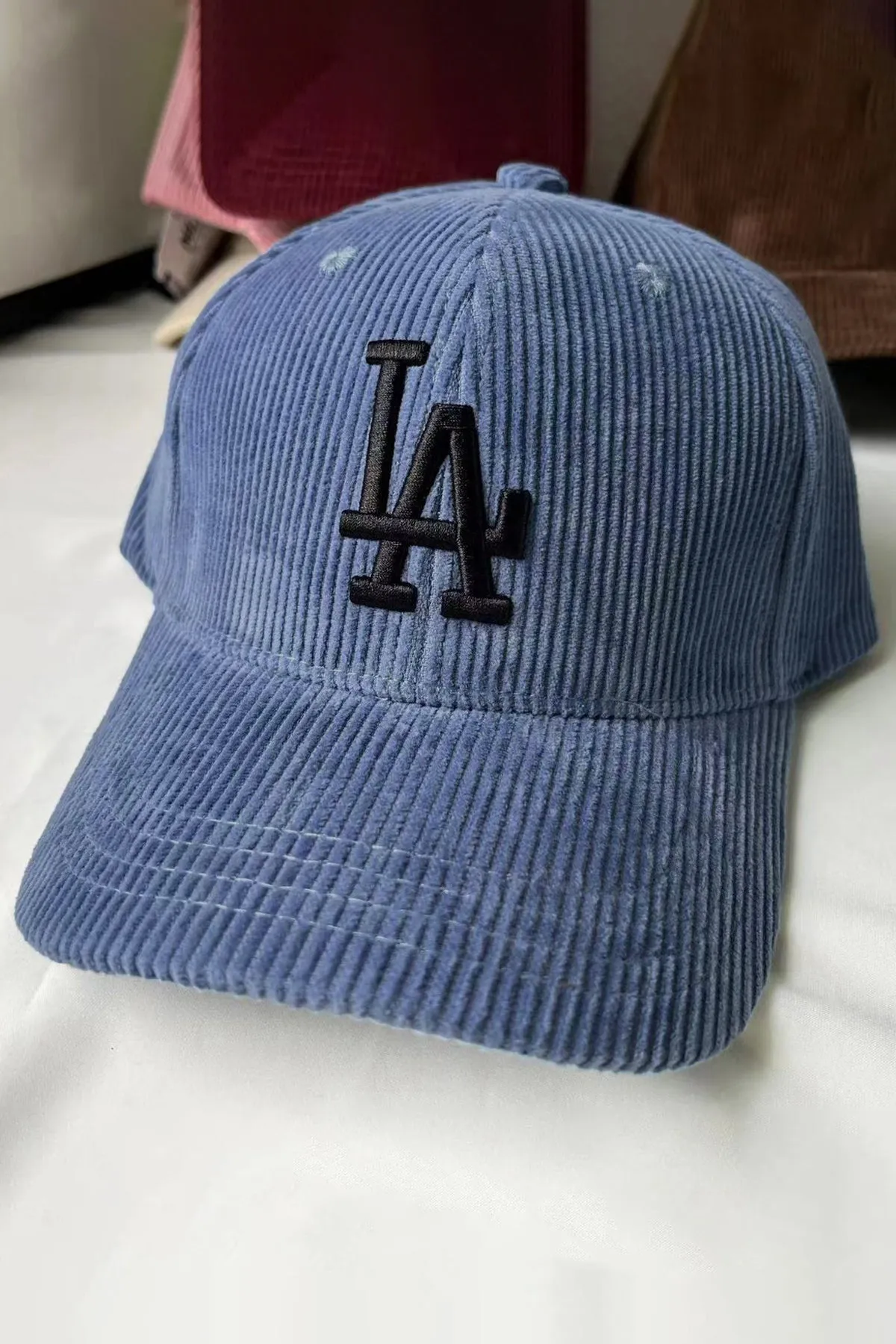 Cold Blue LA Embroidered Corduroy Cap - S23 - MCP103R