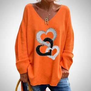 Danica Comfortable Graphic Sweater