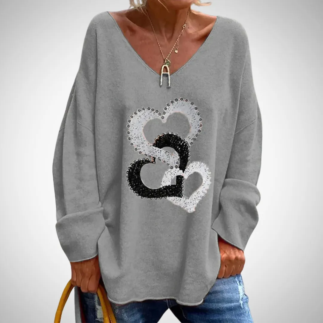 Danica Comfortable Graphic Sweater