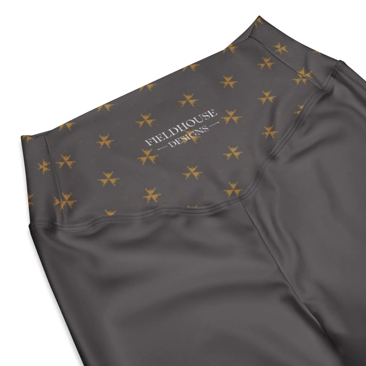 Dark Gray Sustainable High-Waisted Flared Leggings  – 2XS-6XL