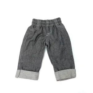 Dark Wash Cuffed Jeans for 18-inch dolls