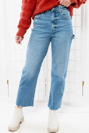 Daze Sundaze Utility Crop Straight Leg Jeans