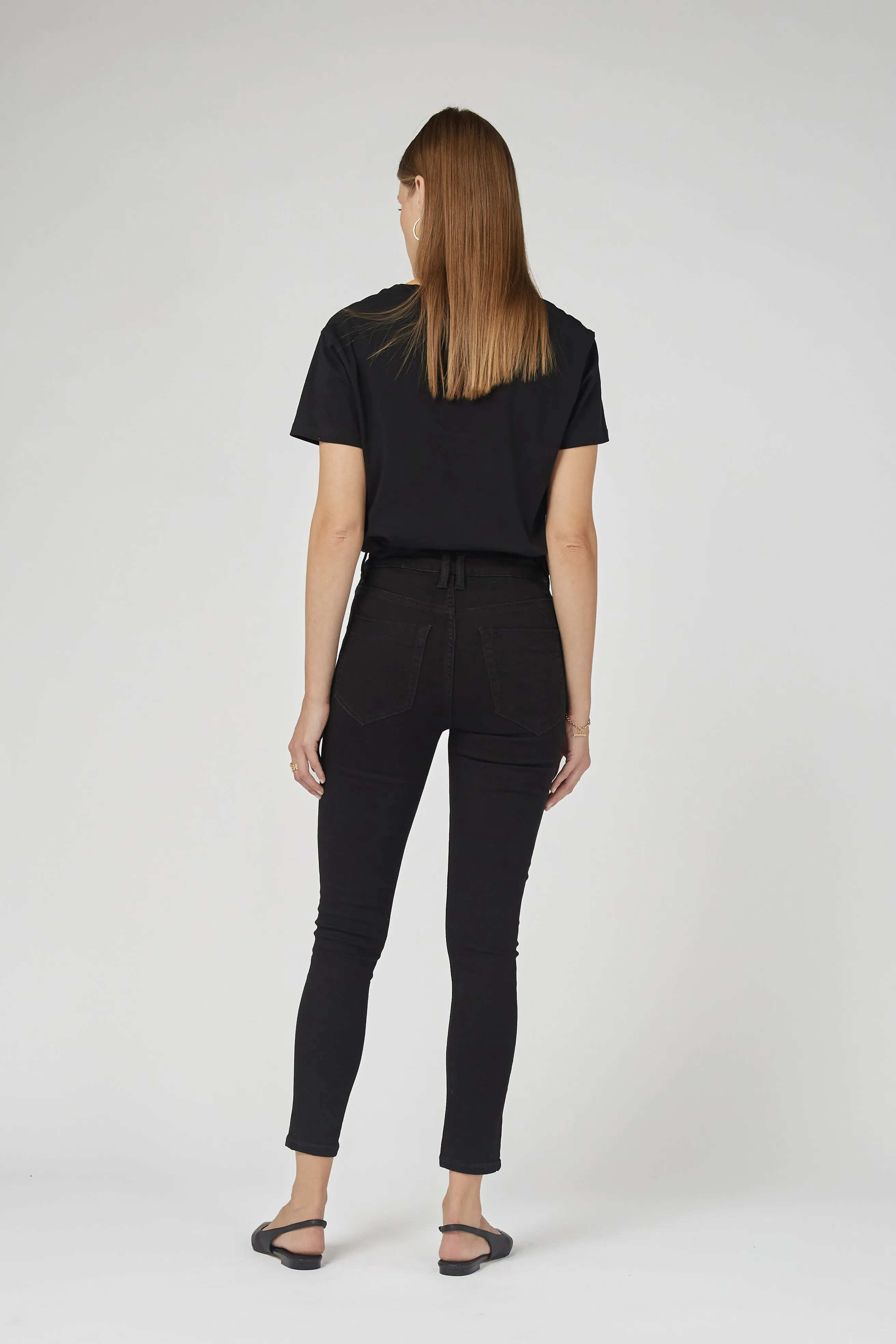 DCD High Waisted Black Jeans