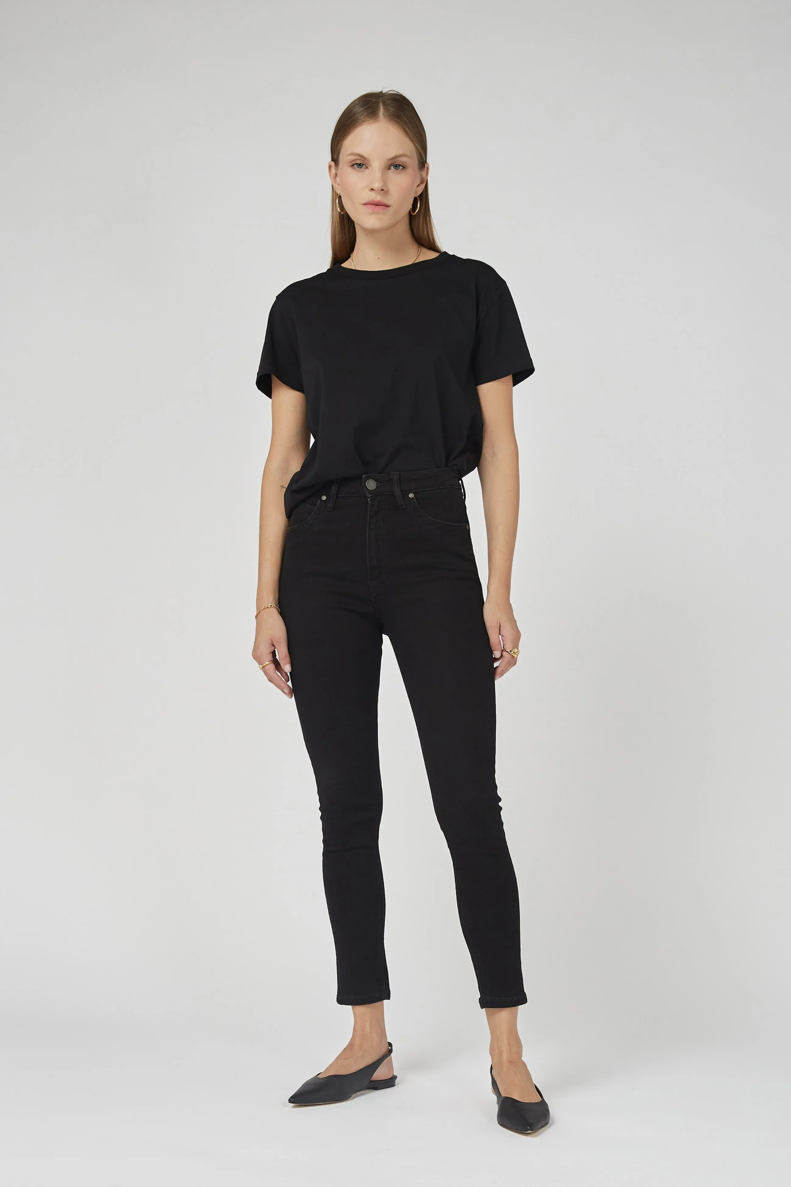 DCD High Waisted Black Jeans