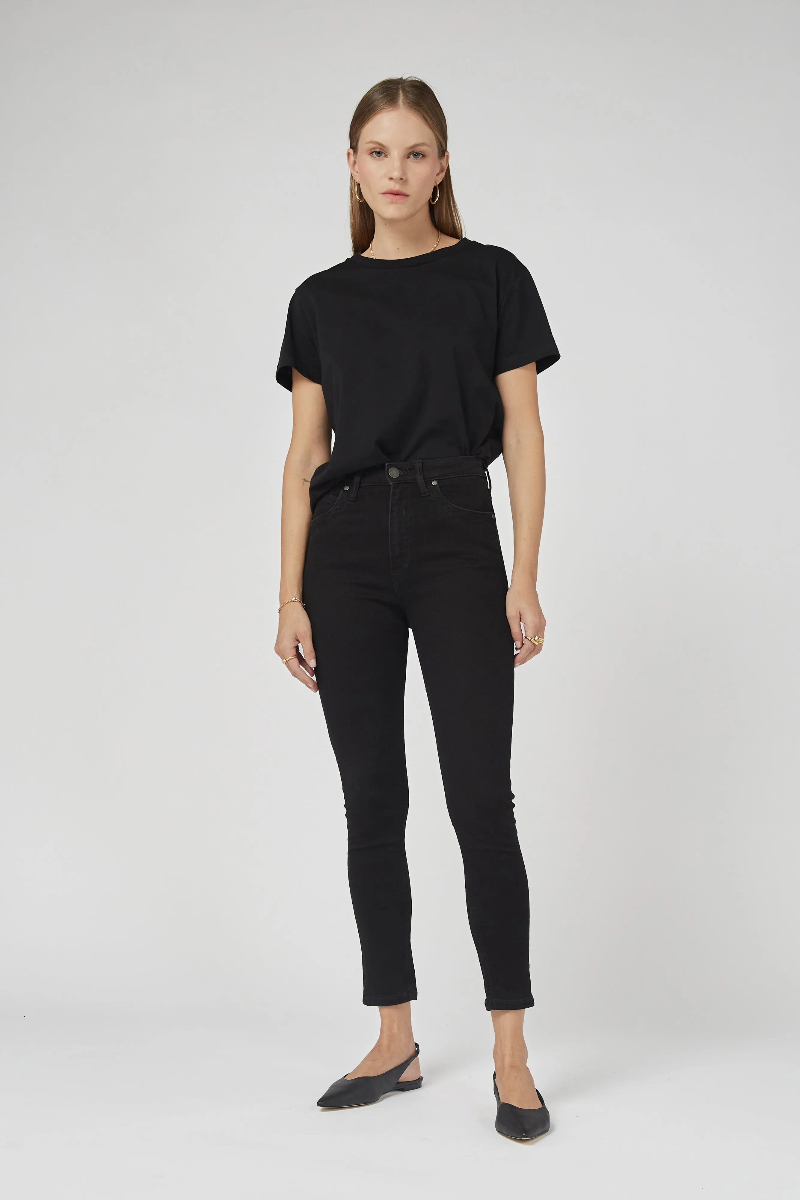 DCD High Waisted Black Jeans